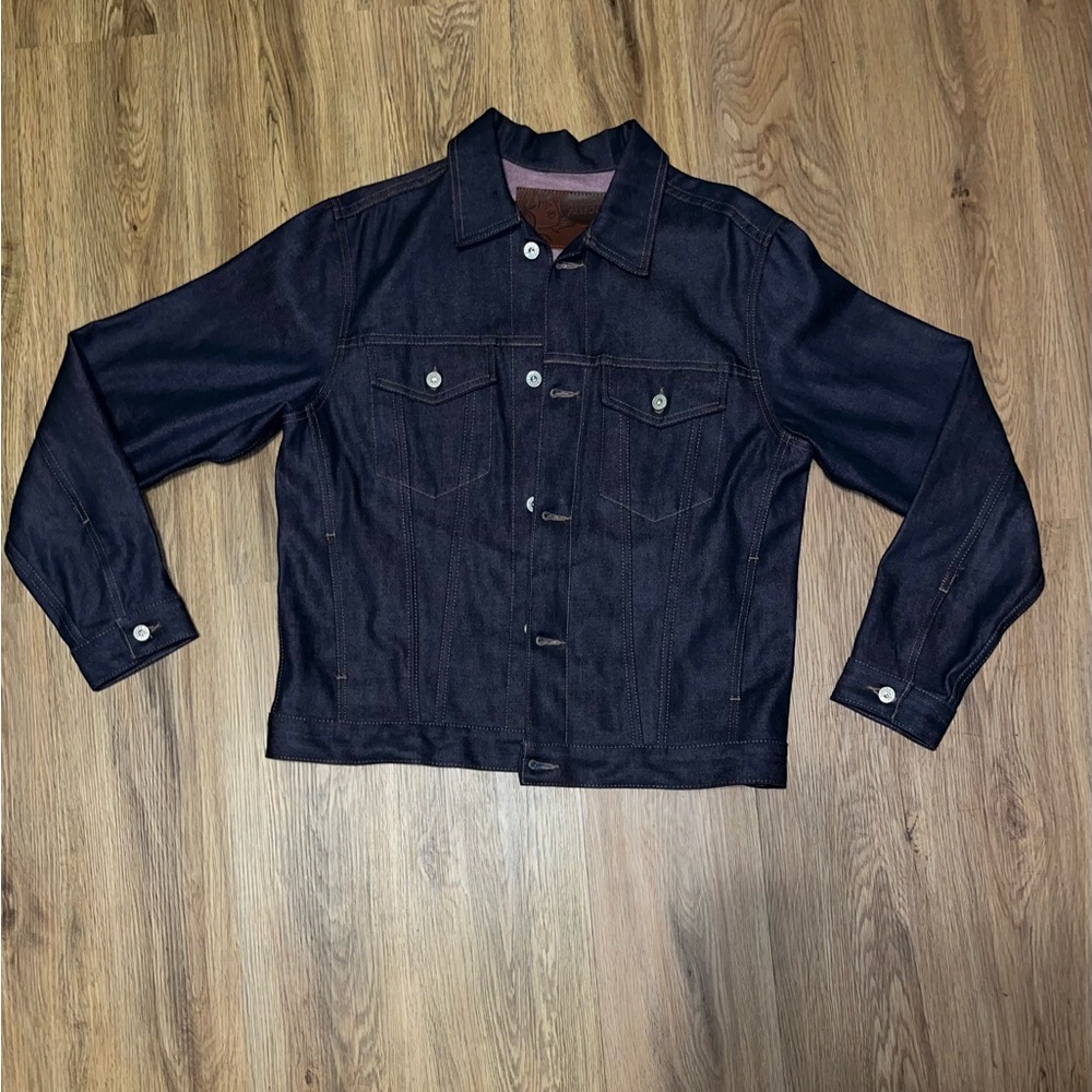 Naked & Famous  - Denim Jacket - Strawberry Milk Selvedge Men’s Size Large